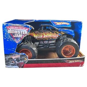 2006 Mattel Hot Wheels Monster Jam Truck 1/24 Blue NEW Box Damage